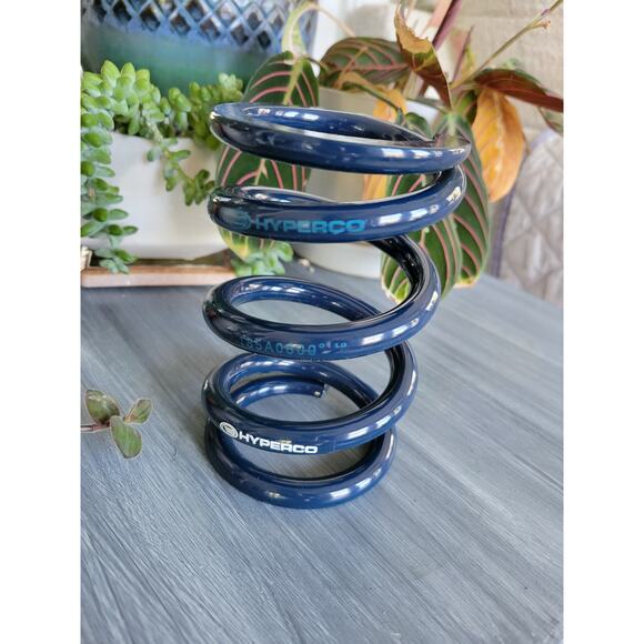 New HYPERCO 2.250" ID x 5" Long 600 lb Blue Coil-Over Spring P/N 185A0600 - Picture 3 of 3